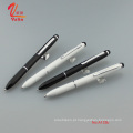 Estilo novo metal twist ação stylus caneta esferográfica